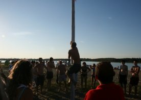 Turniej o Tytuł Mistrza Gminy Biszcza w Nożnej Piłce Plażowej. Zbiornik Wodny Biszcza-Żary 2012