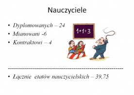 Informacja o stanie realizacji zadań oświatowych w Gminie Biszcza - rok szkolny 2013/2014