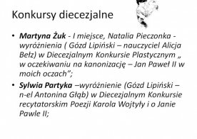 Informacja o stanie realizacji zadań oświatowych w Gminie Biszcza - rok szkolny 2013/2014