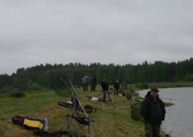 Zawody wędkarskie o "Tytuł Mistrza Stowarzyszenia SUM" - zbiornik wodny Biszcza-Żary 24.05.2015r.