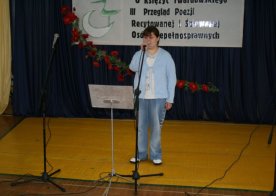 III Przegląd Poezji Recytowanej i Śpiewanej Osób Niepełnosprawnych. Organizowany przez Warsztaty Terapii Zajęciowej w Biszczy.