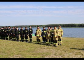 Ćwiczenia zgrywające nad Zalewem w Biszczy 2023