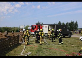 Ćwiczenia zgrywające nad Zalewem w Biszczy 2023