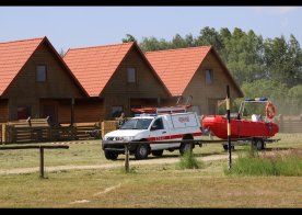 Ćwiczenia zgrywające nad Zalewem w Biszczy 2023