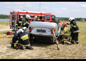 Ćwiczenia zgrywające nad Zalewem w Biszczy 2023