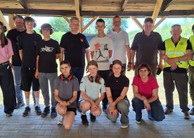 Ósmoklasiści na zajęciach w Gminnej Strzelnicy w Biszczy 2026
