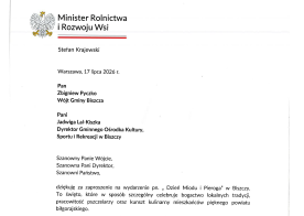 Minister Rolnictwa i Rozwoju Wsi Stefan Krajewski