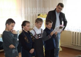 Niecodzienne spotkanie w Gminnej Bibliotece Publicznej w Biszczy