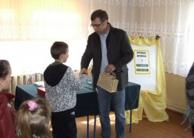 Niecodzienne spotkanie w Gminnej Bibliotece Publicznej w Biszczy