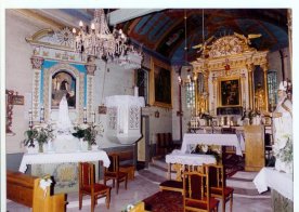 Wnętrze kościółka